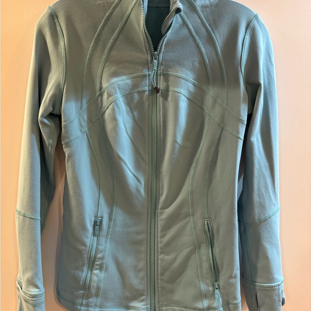 Lululemon Athletica Teal Zip-Up define jacket